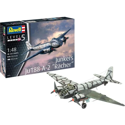 Afbeelding van 1:48 Revell 03855 Junkers Ju188 A 2 &quot;Rächer&quot; Plastic Modelbouwpakket