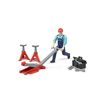 Afbeelding van Mécanicien avec equipement atelier 1:16