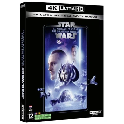 Image de Disney Movies Star Wars Episode I: La Menace Fantôme 4k Blu ray