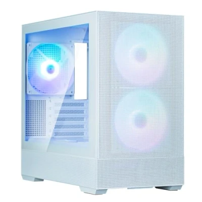 Afbeelding van Mini Tower PC behuizing zonder voeding ZALMAN P30 AIR (wit) Micro ATX/Mini ITX 3x140mm A RGB Mesh USB C/3.0/HD Audio