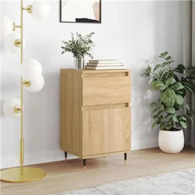 Afbeelding van vidaXL Dressoir 40x35x70 cm bewerkt hout sonoma eikenkleurig