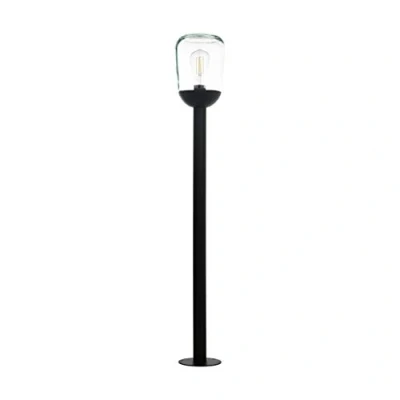 Afbeelding van EGLO Donatori Sokkellamp Staande lamp Buiten E27 99 cm Zwart