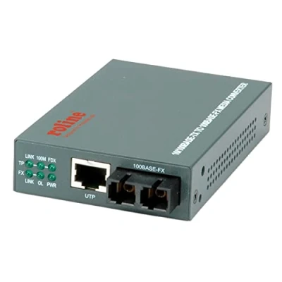 Afbeelding van ROLINE Fast Ethernet converter RJ 45 SC, Loop back