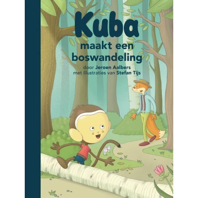 Afbeelding van Borre Leesclub Kuba maakt een boswandeling