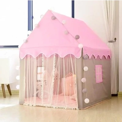 Afbeelding van Kruzzel Kinder Speeltent in Roze Magische Speelruimte met LED Verlichting