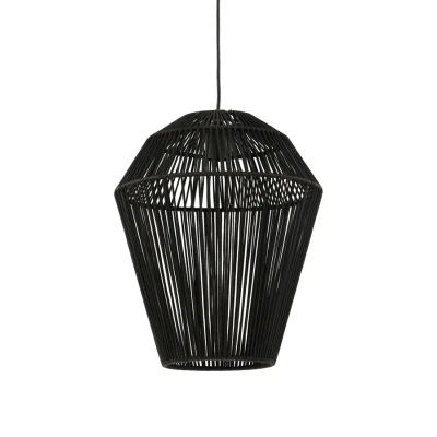 Afbeelding van Light &amp; Living Hanglamp DEYA Ø38x45cm Zwart
