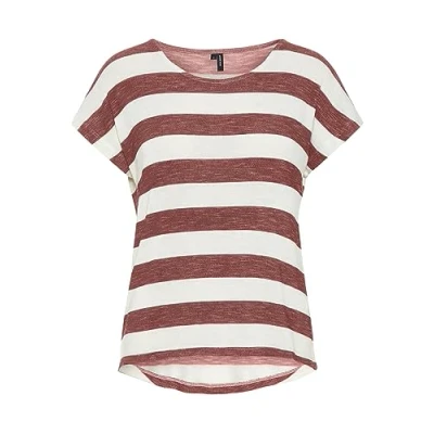 Image de VERO MODA Vmwide Stripe S/L Ga JRS Noos Top pour femme