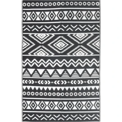 Afbeelding van vidaXL Buitenkleed 140x200 cm polypropeen zwart
