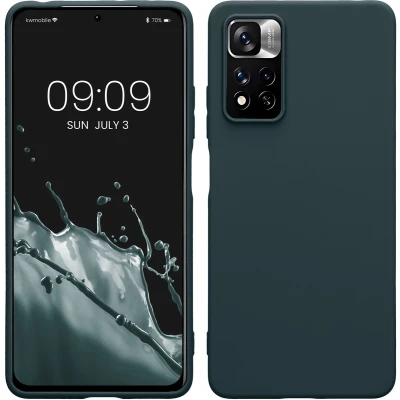 Afbeelding van kwmobile telefoonhoesje geschikt voor Xiaomi Redmi Note 11 Pro / (5G) 12 (4G) Hoesje smartphone Back cover in leisteen