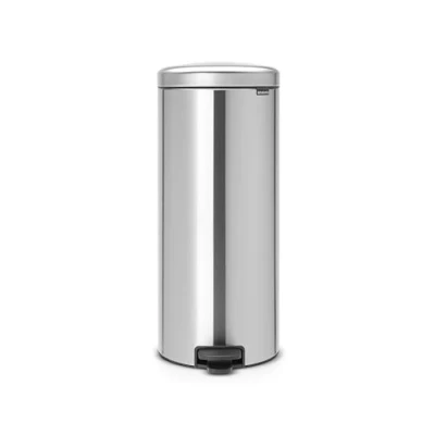 Image de Poubelle à pédale Newicon 30 l Matt Steel Code G Brabantia Argent Métal