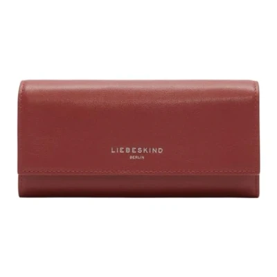 Afbeelding van LIEBESKIND BERLIN Leren Portemonnee Soft Nappa Valentina Wallet True Red Donkerrood