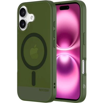 Afbeelding van Incase Hoesje Geschikt voor iPhone 16 Slim Case donkergroen