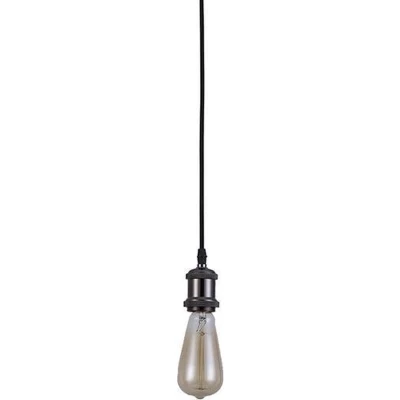 Afbeelding van Vintage Hanglamp Fitting E27, Mat Zwart