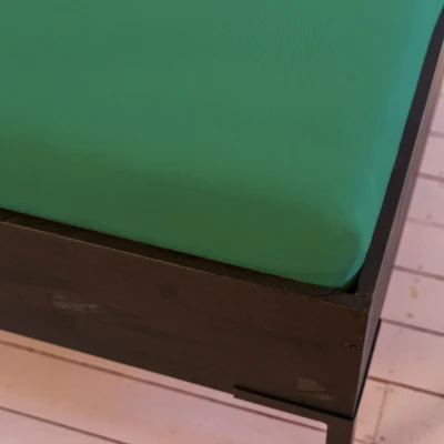 Afbeelding van Kayori Saiko Topperhoeslaken Donkergroen 180 200/200 220 (Kleur: Groen)
