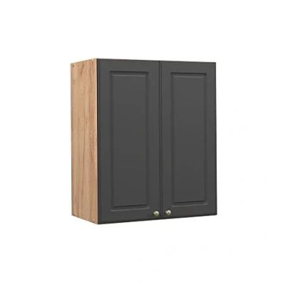 Afbeelding van Vicco Hangkast Fame Line, Antraciet goud/Bruin, 60 cm