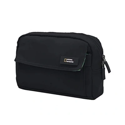 Afbeelding van National Geographic Toilettas / Reistasje Academy cosmetic pouch N13904 Zwart