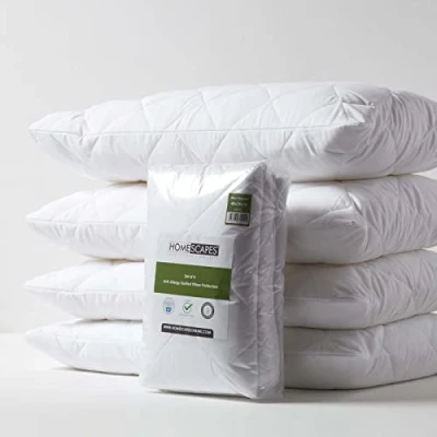 Afbeelding van Homescapes Gewatteerde Kussenbeschermer Anti allergie Coating 50x75 cm Set van 4