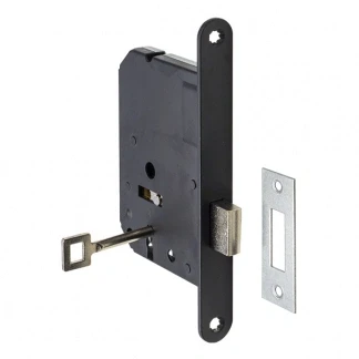 Afbeelding van Kastslot Intersteel 55 mm (Klavier, Zwart)