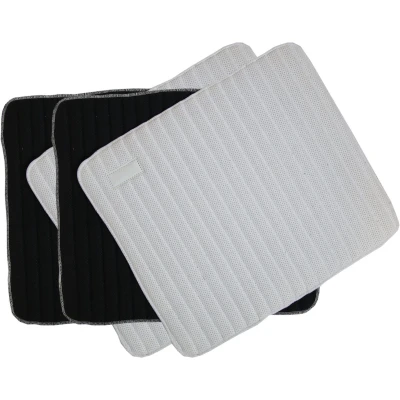 Afbeelding van Kentucky Horsewear Onderbandages Absorb wit/zwart 45 x 30
