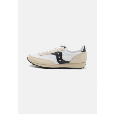 Afbeelding van Saucony Trainer 80 Unisex Sneakers laag, Maat: 39, White/black Leer en textiel