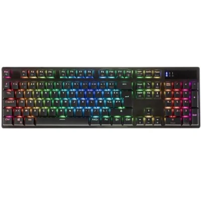 Image de Clavier mécanique filaire Gaming Azerty Français Onlan CA 240 étendu Noir