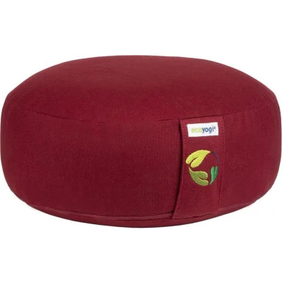 Afbeelding van Ecoyogi meditatiekussen Ruby laag (eco) 10 12 cm