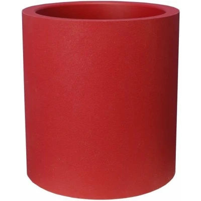 Afbeelding van Bloempot Riviera Rood Plastic Cirkelvormig