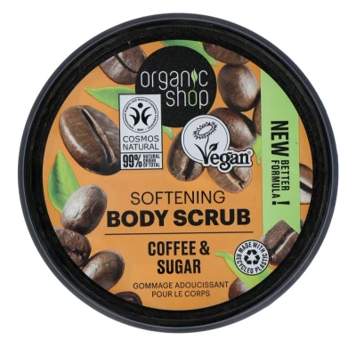 Afbeelding van 1+1 gratis: Organic Shop Body Scrub Brazilian Coffee 250 ml