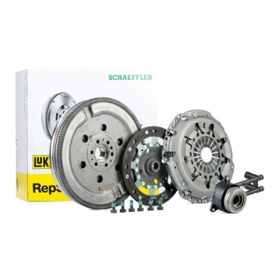 Afbeelding van LuK BR 0241 600 0031 00 Koppelingsset met koppelingsdruklager, Zonder glijlager vliegwiel, Incl schroefset, Dubbelmassavliegwiel nokkenschijf