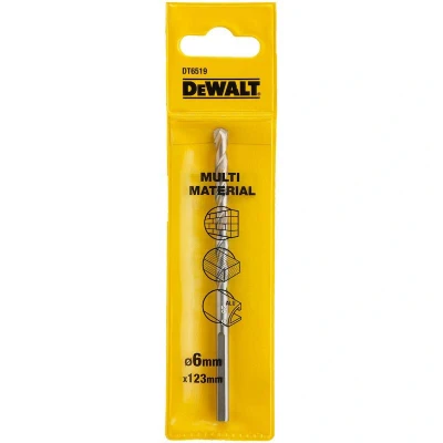 Afbeelding van DEWALT DT6519 QZ Multi materiaalboor Ø6mm werklengte 123mm