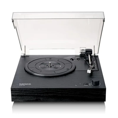 Afbeelding van Lenco Platenspeler met Bluetooth Twee ingebouwde Speakers en AT3600L Cartridge LS 15BK Zwart