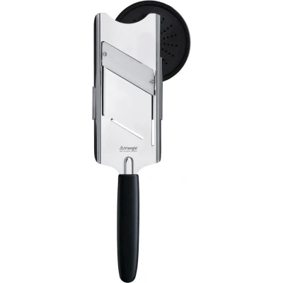 Afbeelding van Triangle Professionele Truffelschaaf RVS 15 cm Zwart Kunststof Heft