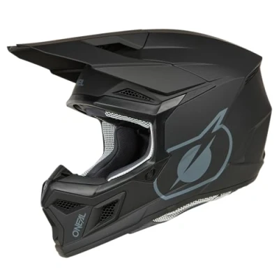 Afbeelding van O&#039;NEAL MX Enduro Motorcrosshelm, ABS schaal, ventilatieopeningen voor optimale koeling, 3SRS Solid V.24 helm, volwassenen, zwart, maat L