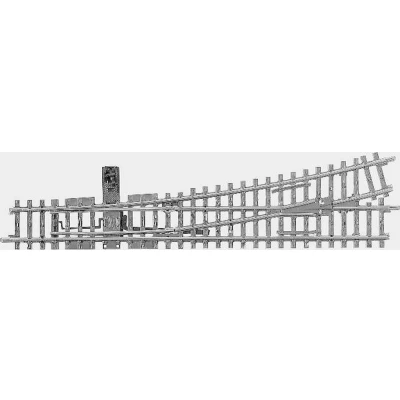 Afbeelding van H0 Märklin K rails (zonder ballastbed) 22715 Wissel, Links 225 mm 1 stuk(s)