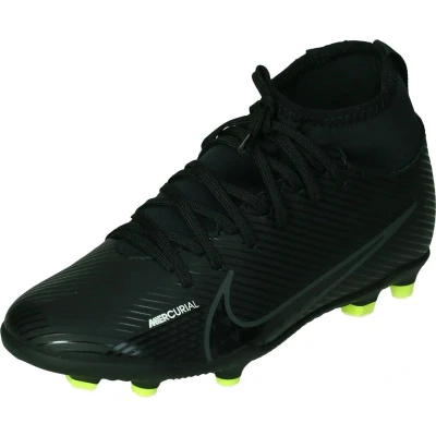 Afbeelding van Nike Jr Superfly 9 Club Fg/Mg voetbalschoenen voor jongens, Zwart/Dk Smoke Grey Summit White Volt