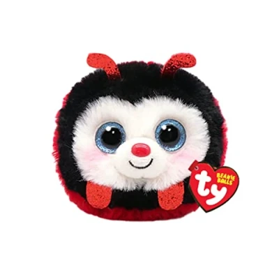 Image de Peluche TY Puffies Izzy La Coccinelle