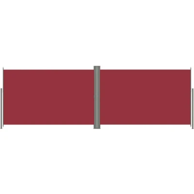 Afbeelding van Tuinscherm uittrekbaar 220x600 cm rood