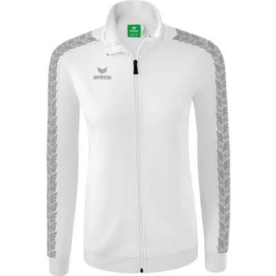 Afbeelding van Essential Team Tracktop jack dames wit/monument grey / 38