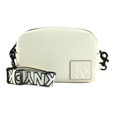 Afbeelding van DKNY Kenza Camera Bag optic white/black Damestas