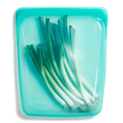 Afbeelding van Stasher Large (Half Gallon) Vershoudzakje Hersluitbaar en Luchtdicht 22x26cm Aqua (Blauw)