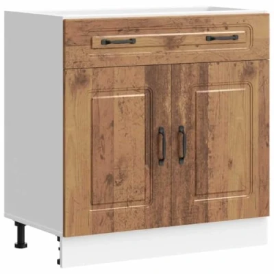 Afbeelding van vidaXL Keuken onderkast Kalmar bewerkt hout oud houtkleurig