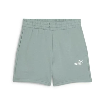 Afbeelding van Puma Small LOGO HIGH Waist Shorts Korte broeken, Dames, Maat: Medium, Green moon