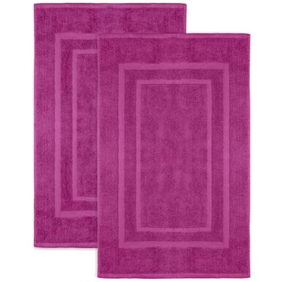 Afbeelding van NatureMark Set van 2 badmatten 100% katoen, 50 x 80 cm, roze
