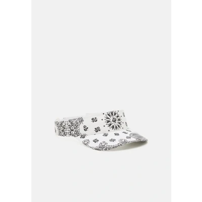 Afbeelding van Urban Classics Bandana Print Visor Unisex Pet, Heren, Maat: One Size, White