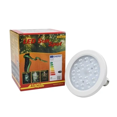 Afbeelding van Lucky Reptile Sun Spot Led spot, 18 W, ledlamp voor E27 fittingen, terrariumlamp met indrukwekkende lichtopbrengst, terrariumlamp, terrariumverlichting, 1 stuk