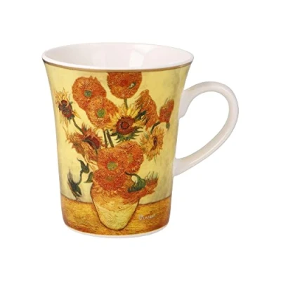 Afbeelding van Goebel Vincent van Gogh Koffie / Thee Mok Zonnebloemen Beker porselein 400ml