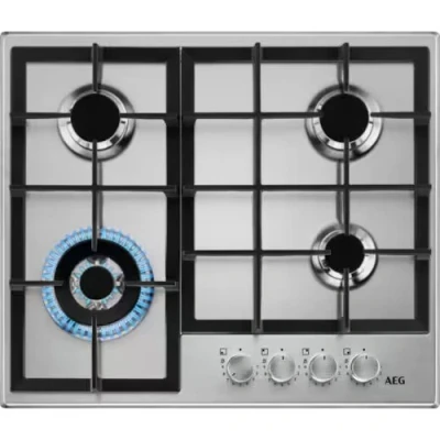 Afbeelding van Aeg Hgb64420sm Gaskookplaat Inox Inox/metaal
