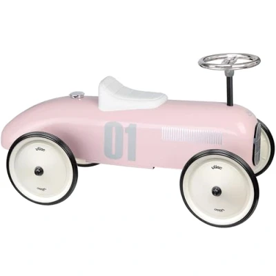 Image de Vilac porteur voiture vintage rose tendre