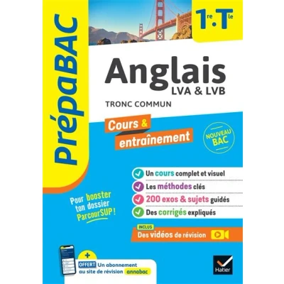 Image de Prépabac Anglais 1re/Tle Bac 2025