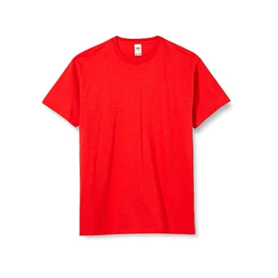 Afbeelding van Fruit of the Loom T shirt voor kinderen, uniseks, 13 jaar, rood, 164, Rood